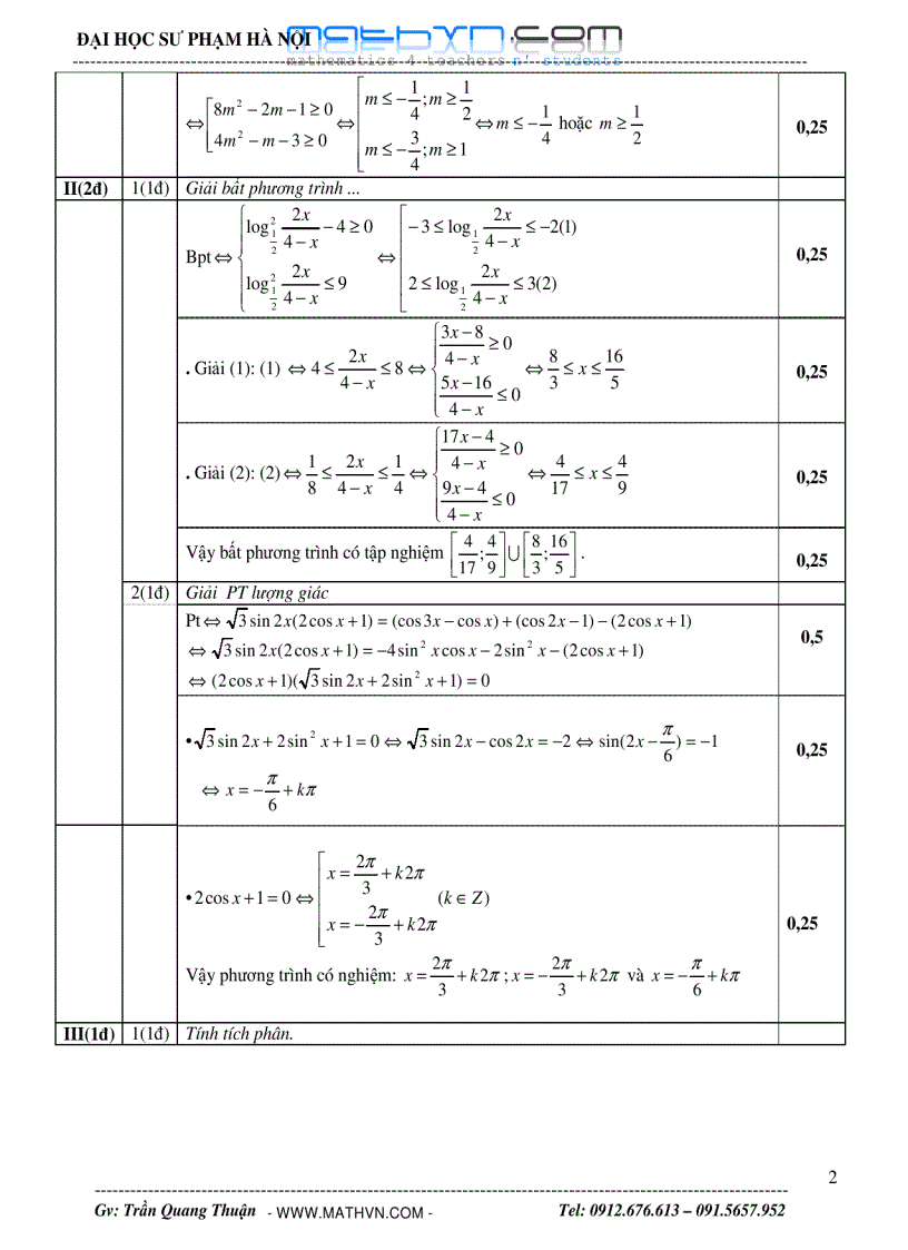 image for page Bộ đề thi thử của ĐHSP Hà Nội năm 2010