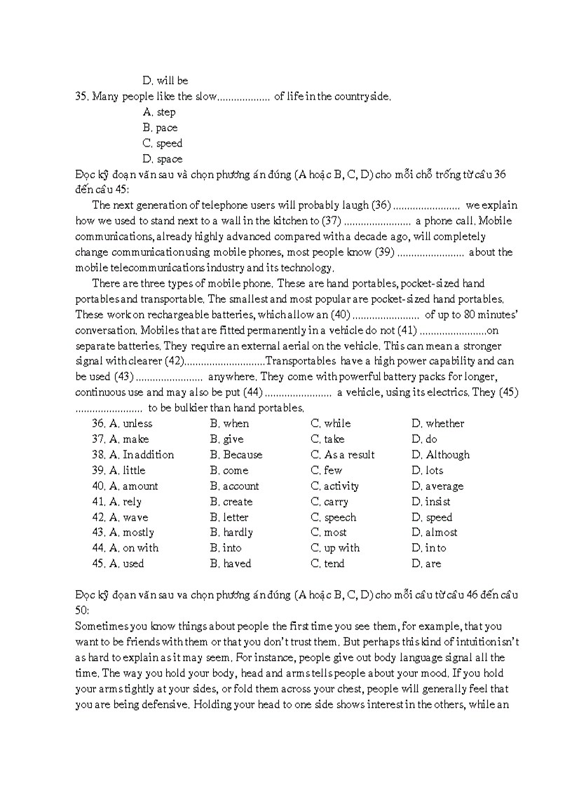 image for page Bo de thi trac nghiem CD va DH