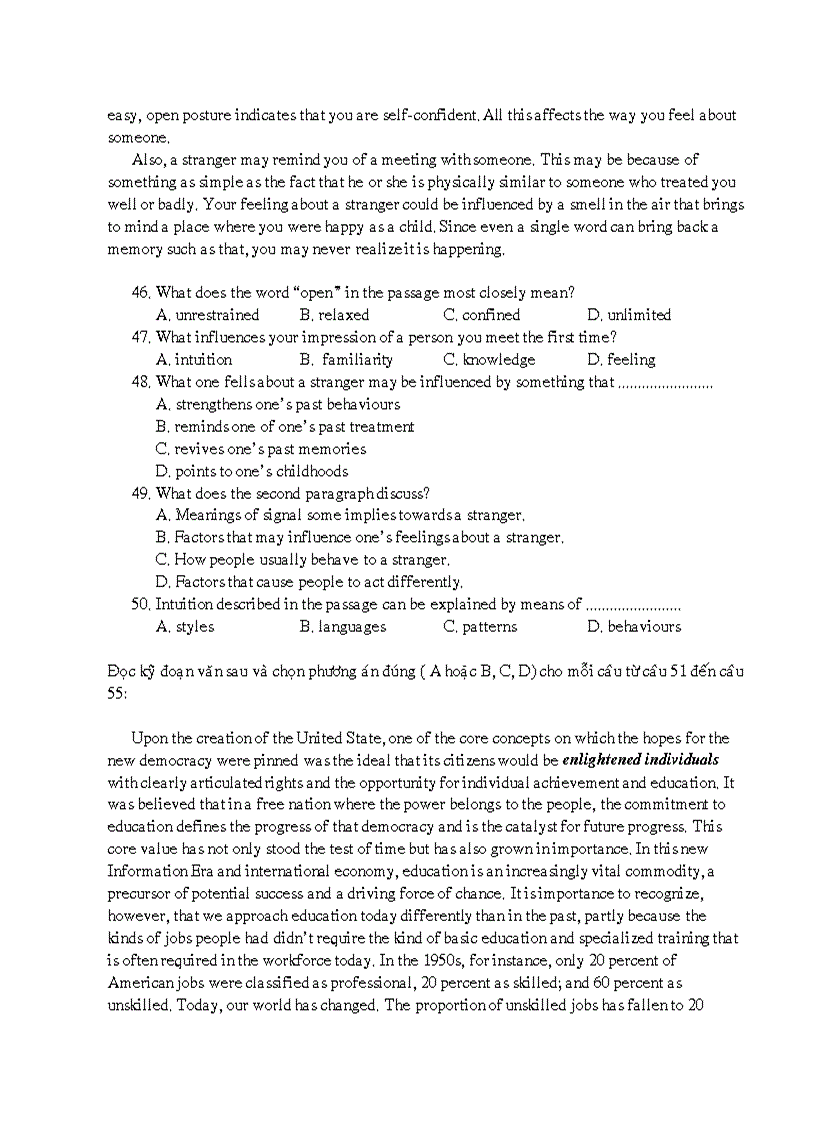 image for page Bo de thi trac nghiem CD va DH