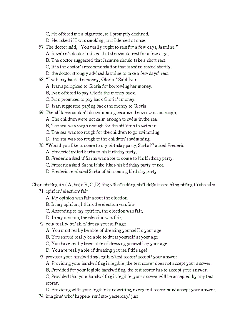 image for page Bo de thi trac nghiem CD va DH