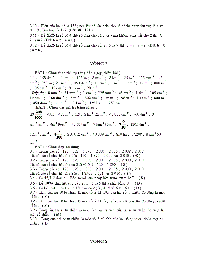 image for page Bộ đề thi và đáp án Violympic