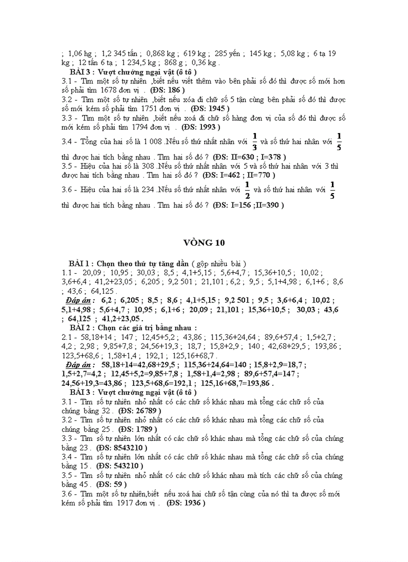 image for page Bộ đề thi và đáp án Violympic