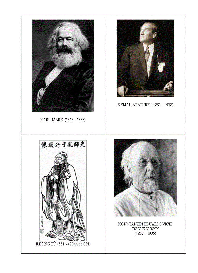 image for page Bộ ST hình danh nhân thế giới P2