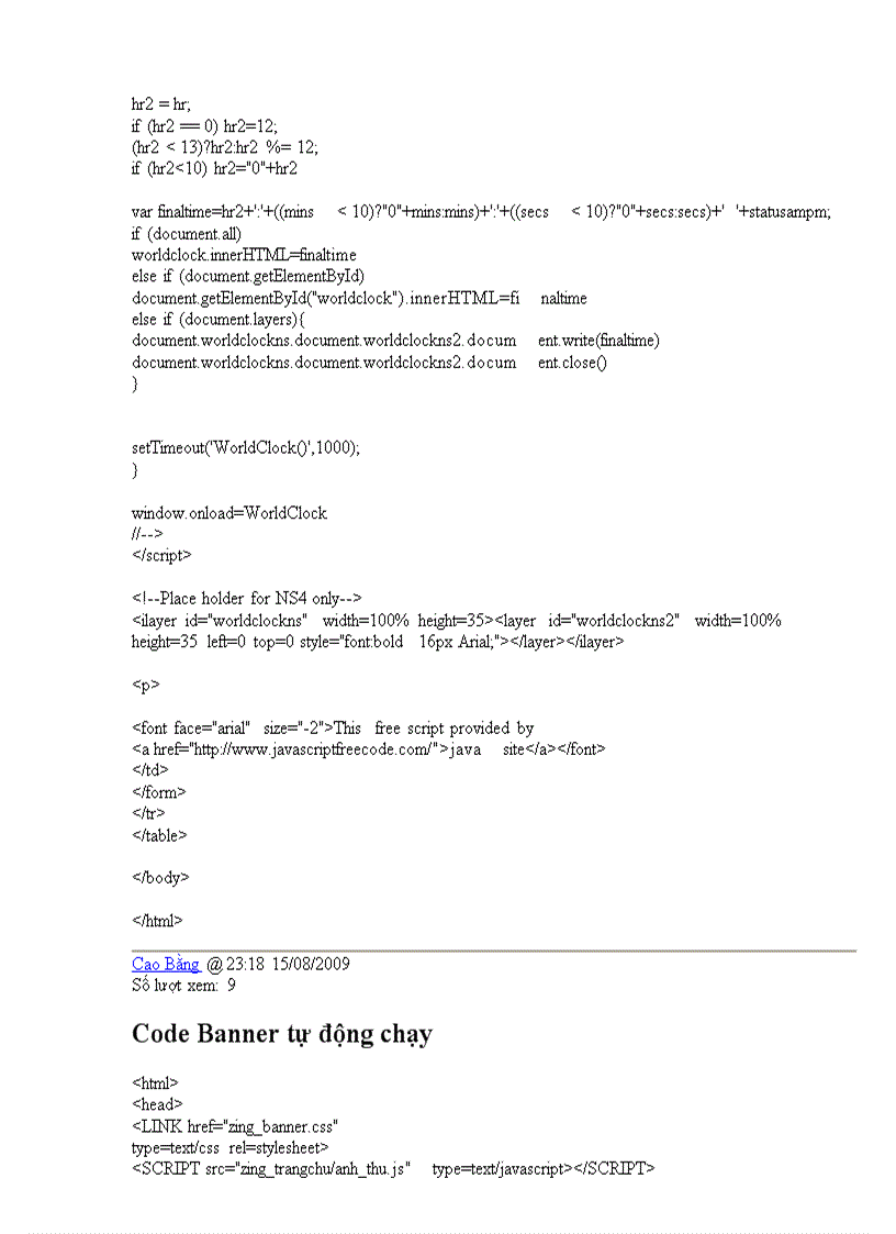 image for page Bộ sưu tập Code mới