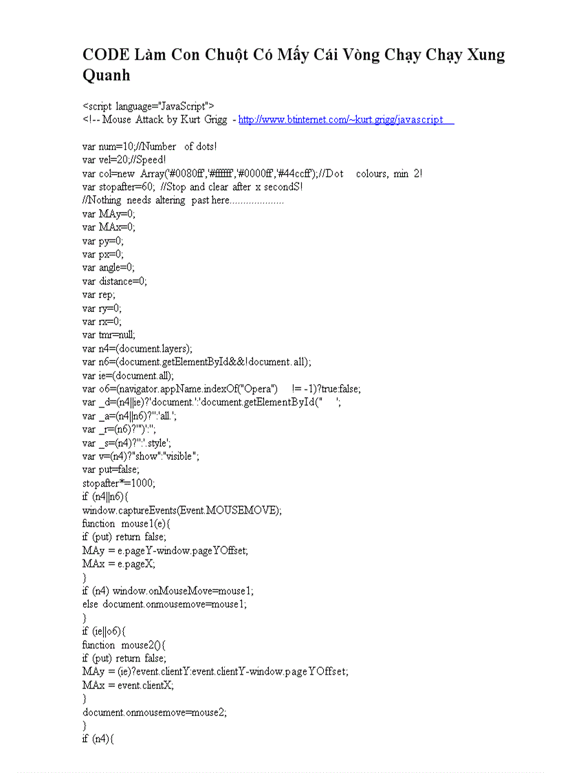 image for page Bộ sưu tập Code mới