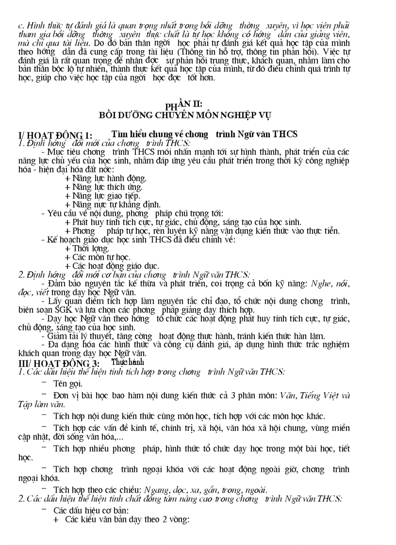 image for page Bồi dưỡng thường xuyên chu kì III Mộc Châu Sơn La