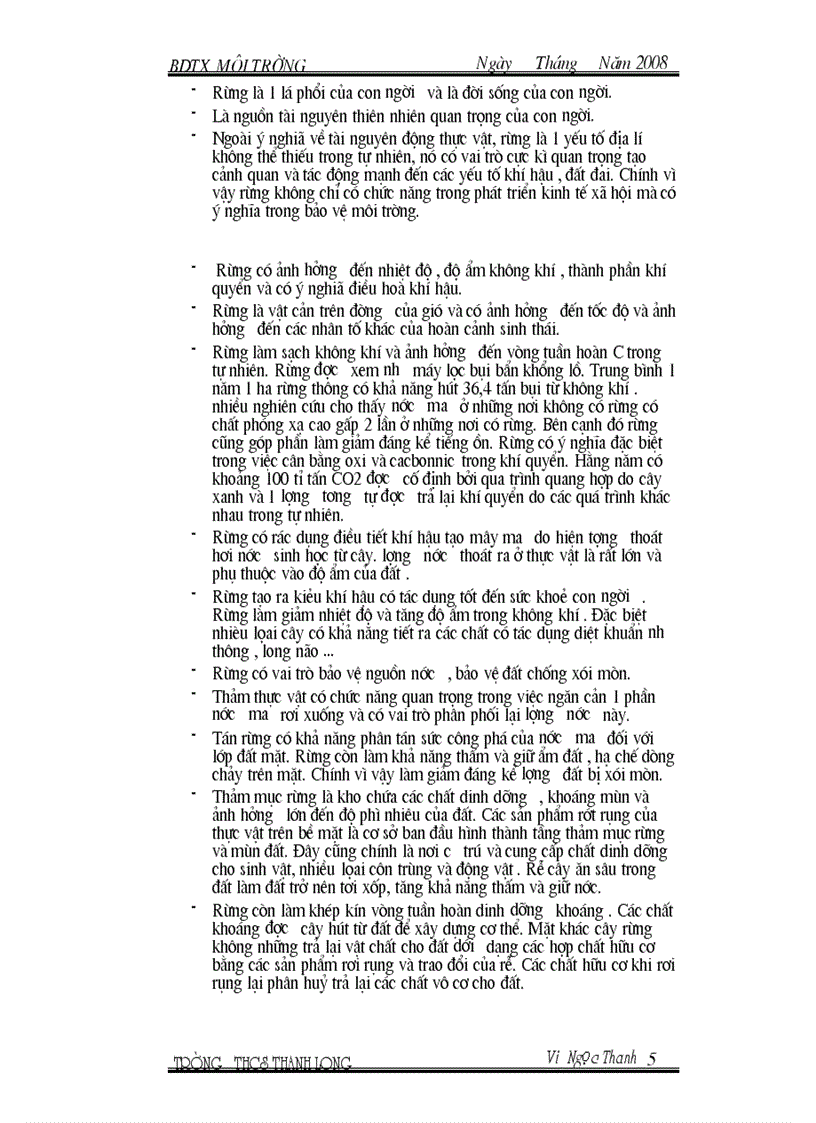 image for page Bồi dưỡng thường xuyên MÔI TRƯỜNG