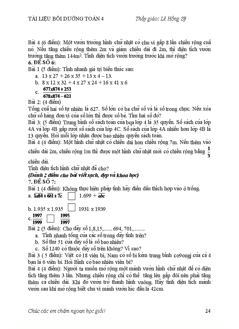 image for page Bồi dương toán 4