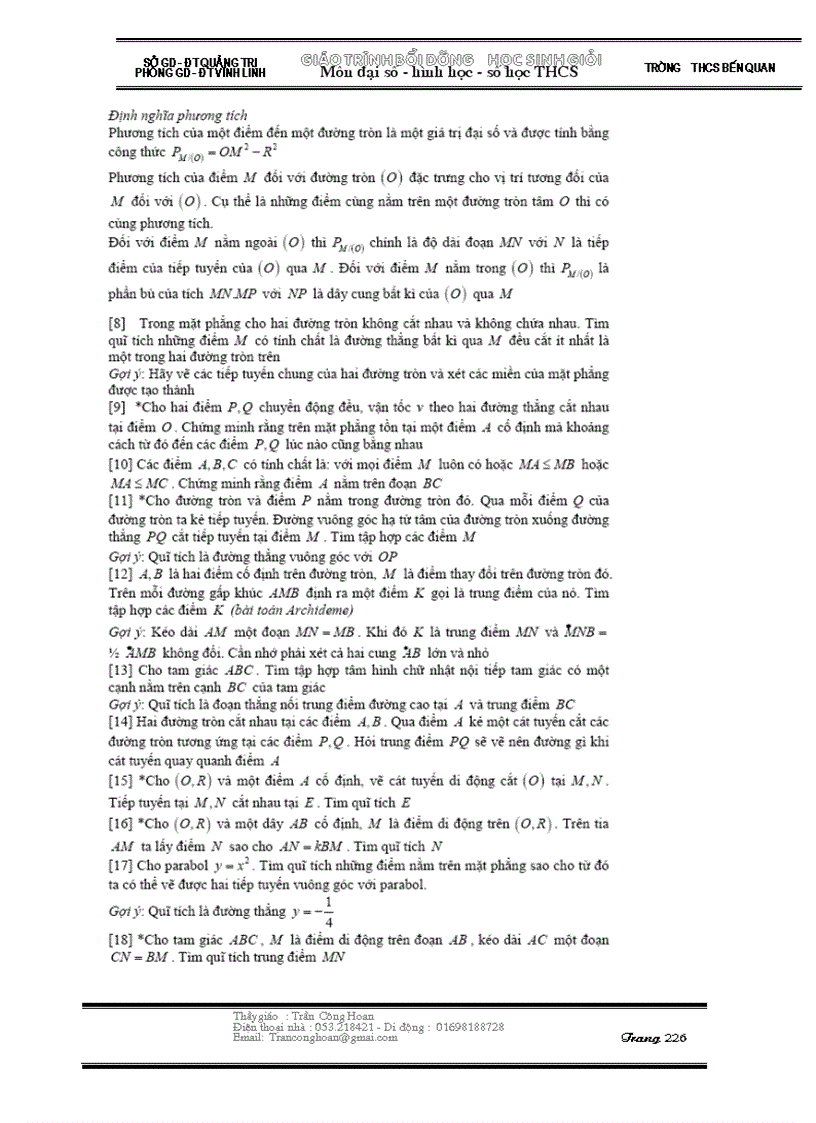 image for page Bồi dưỡng Toán THCS