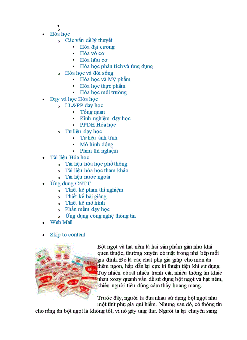 image for page Bot ngot hat nem voi suc khoe