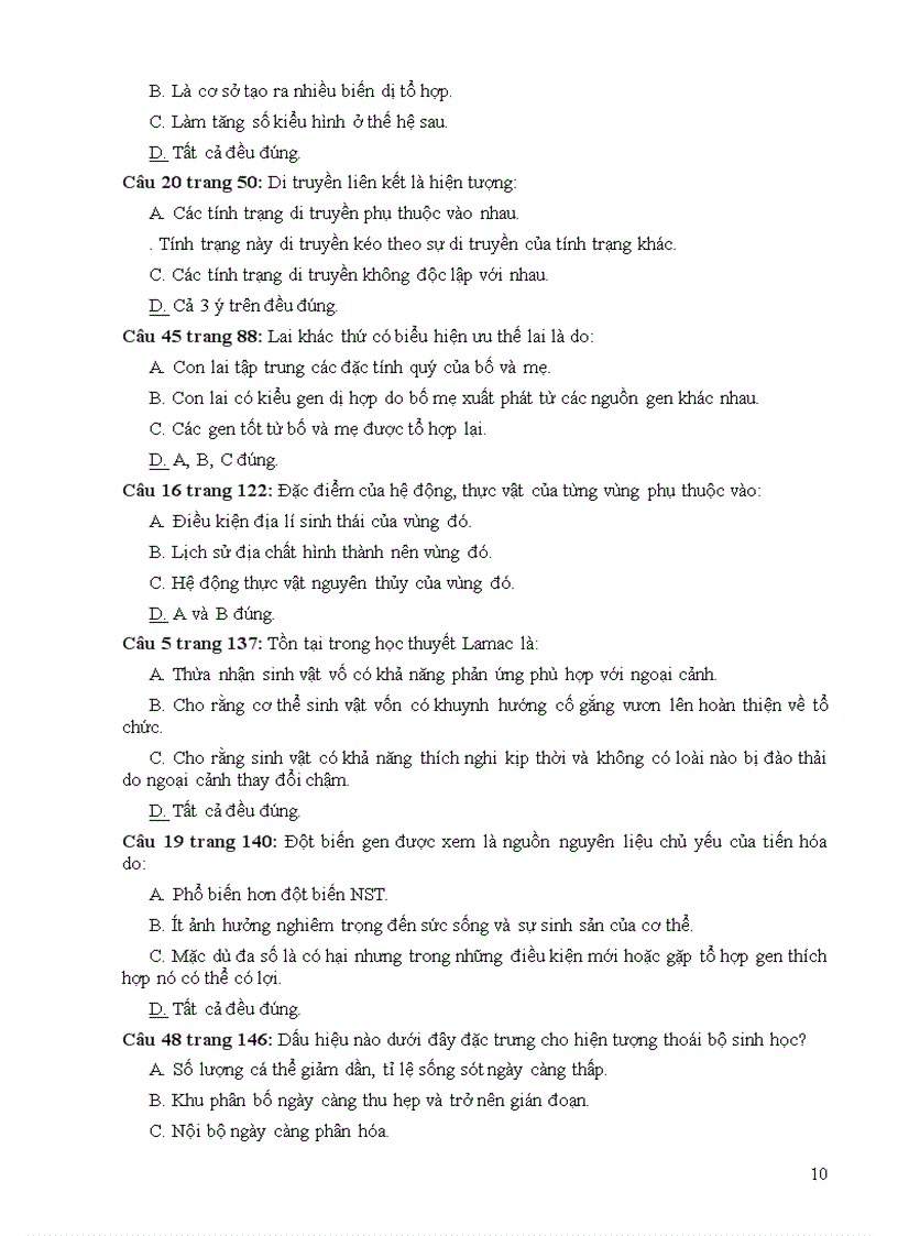 image for page Bước đầu nghiên cứu cách điều chỉnh một số câu trắc nghiệm khách quan trong sách bài tập môn sinh học lớp 12 nâng cao