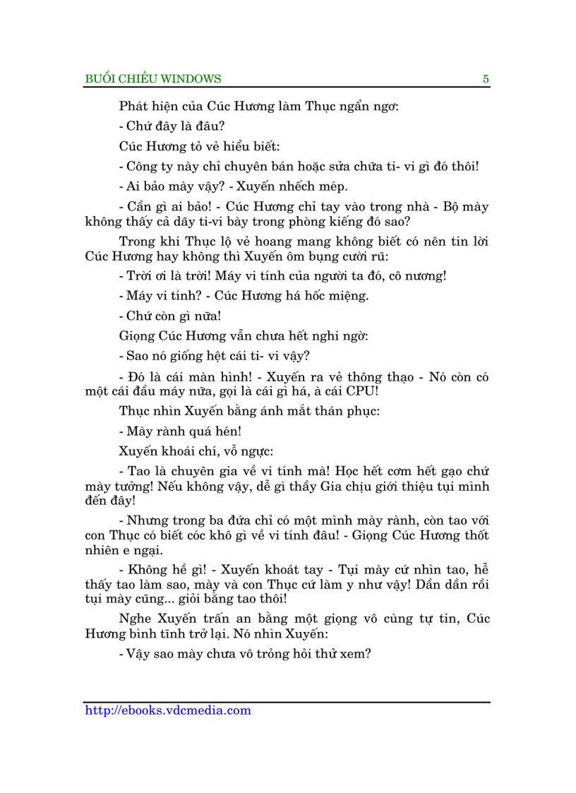 image for page Buổi Chiều Windows Nguyễn nhật Ánh 1