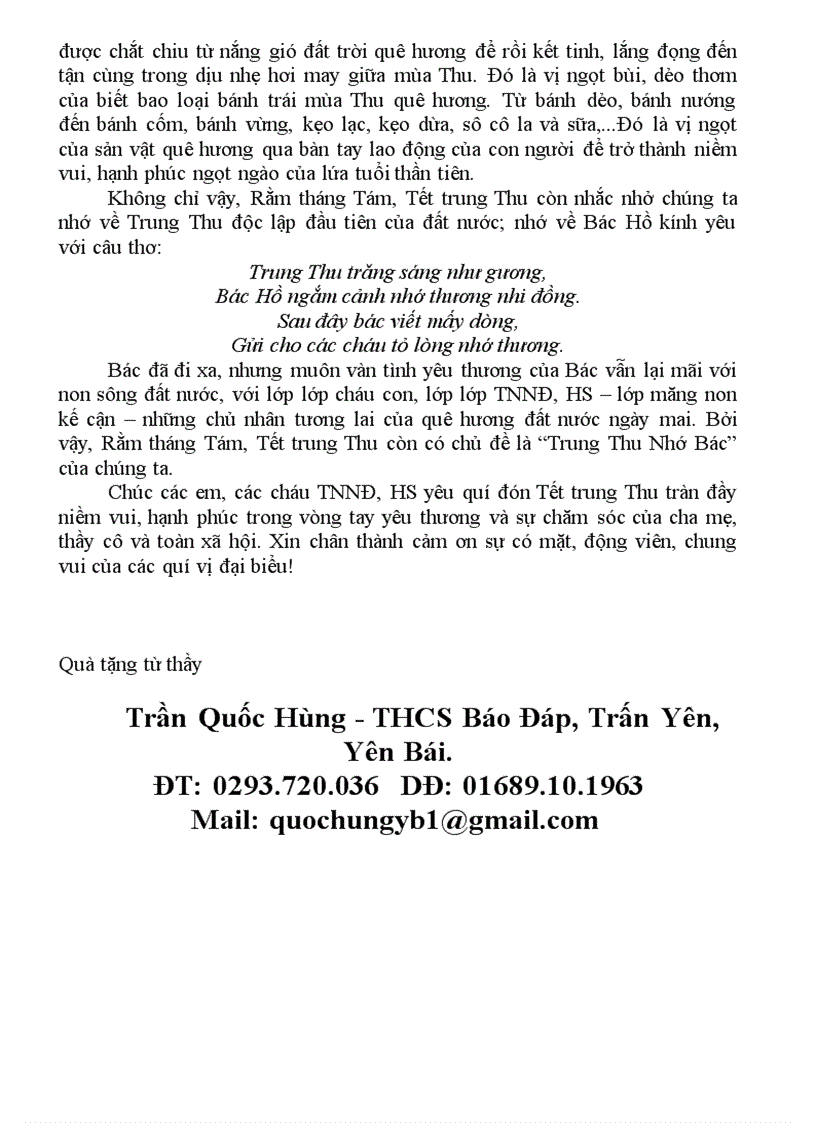 image for page Bài phát biểu Tet Trung Thu 1