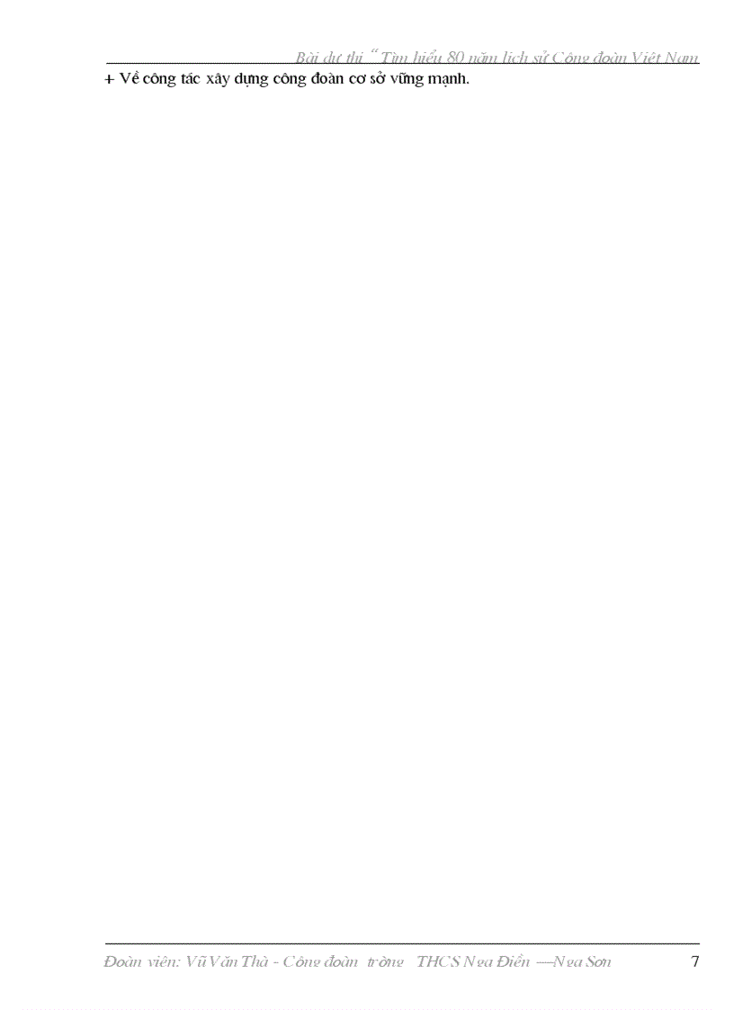 image for page Bài thi tìm hiểu 80 năm lịch sử công đoàn việt nam 1