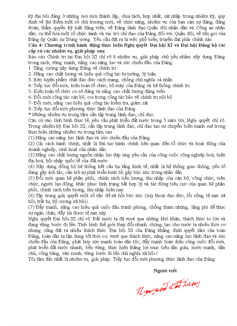 image for page Bài thu hoạch nghị quyết đh xi 1