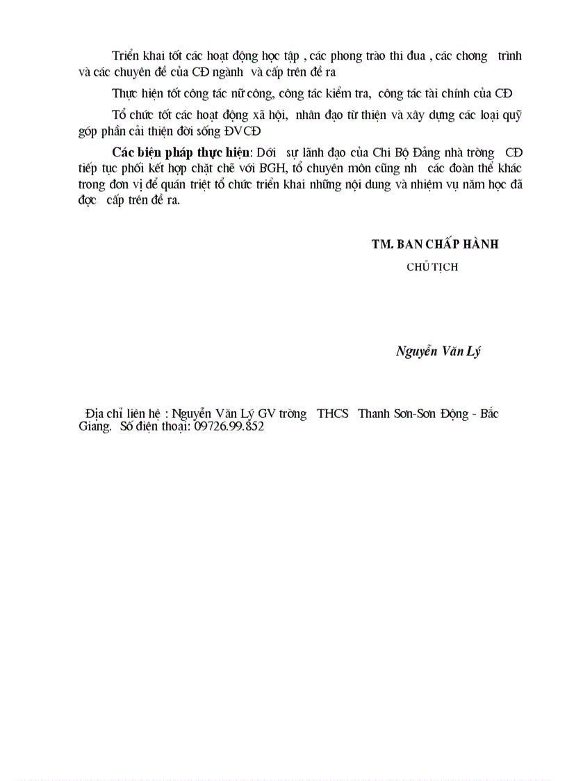 image for page Báo cáo tổng kết công đoàn 2008 2009 1