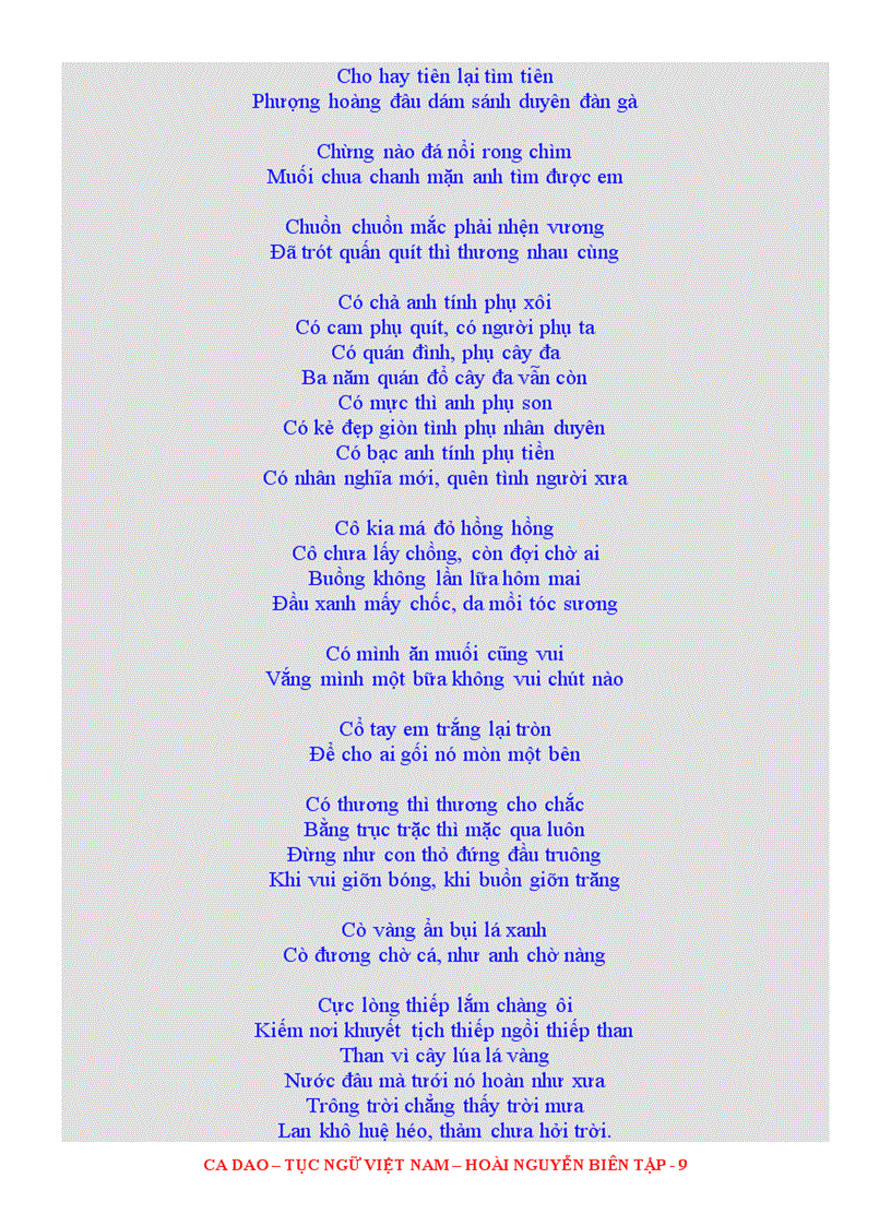 image for page Ca dao Tục ngữ Việt Nam