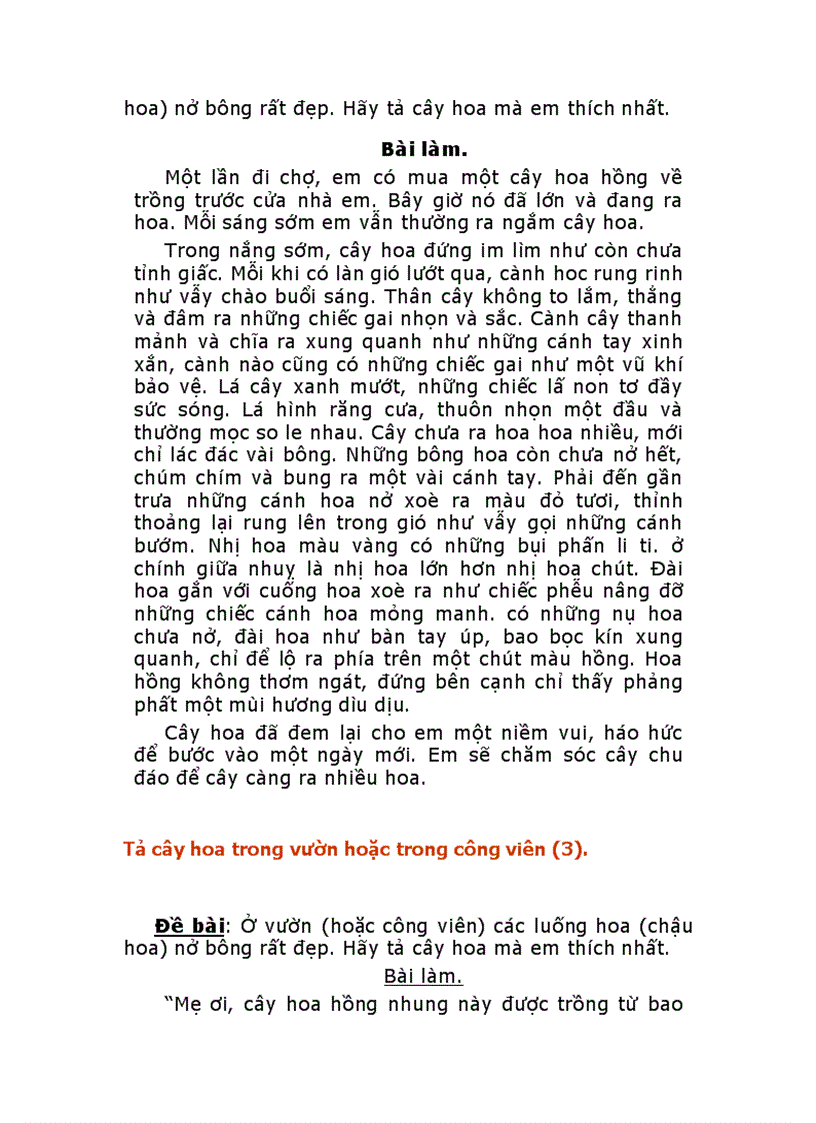 image for page Cac bai van mau lop 4