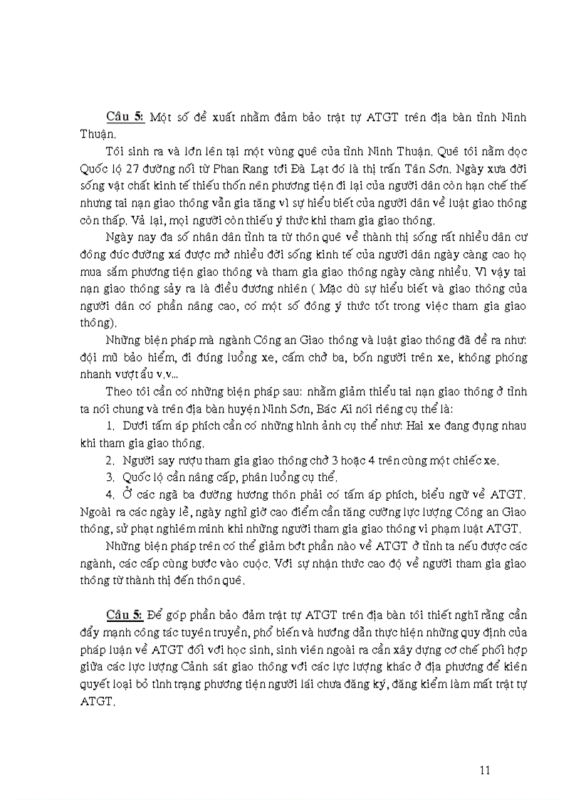 image for page Các câu hỏi thi tìm hiểu về An toàn giao thông