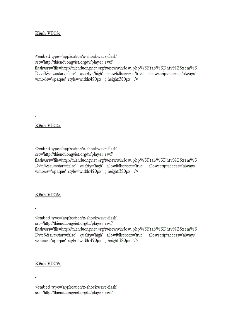 image for page Các code cho blog