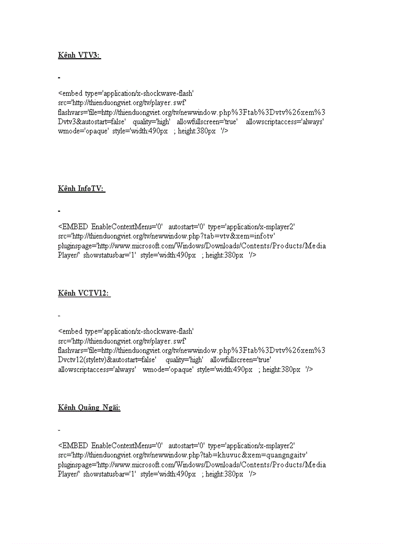image for page Các code cho blog