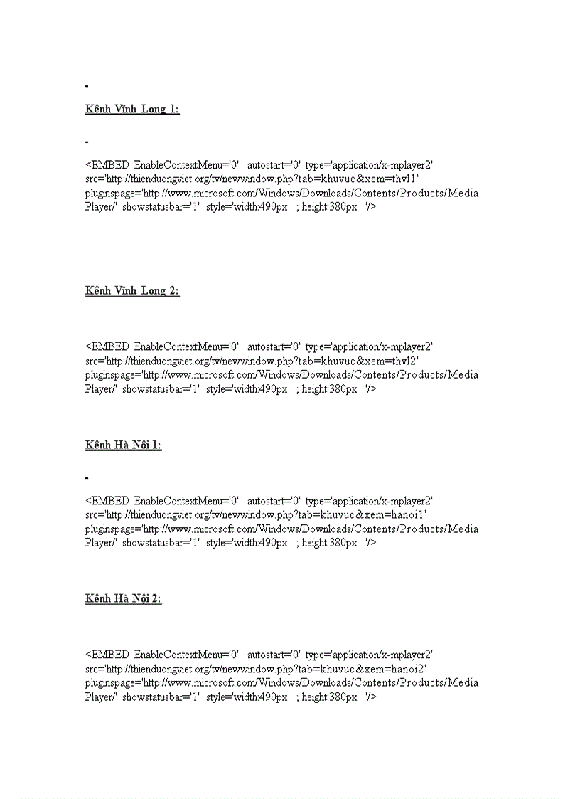 image for page Các code cho blog