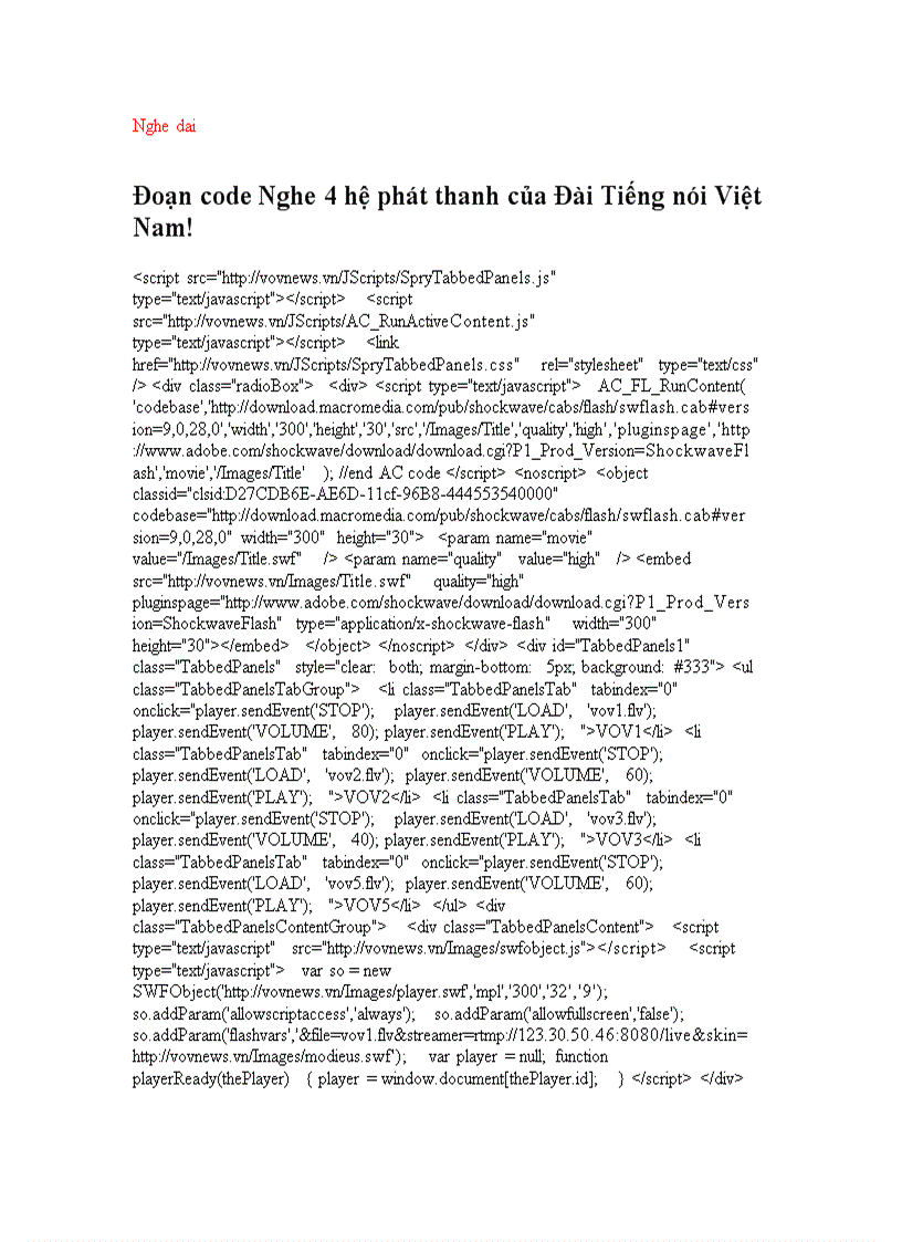 image for page Các code cho blog