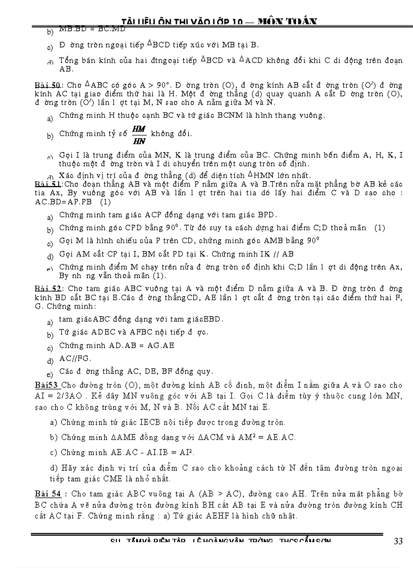 image for page Các dạng toán ôn thi vào lớp 10 thpt