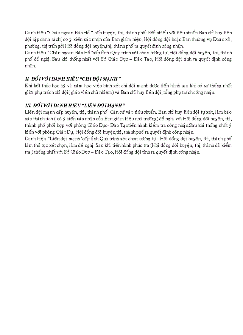 image for page Các danh hiệu thi đua cua liên đội va chi đội