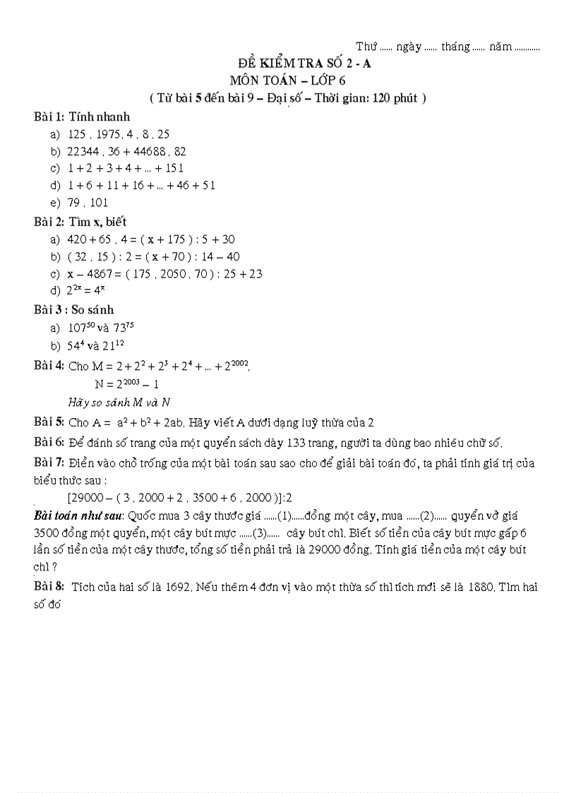 image for page Cac de toan so hoc