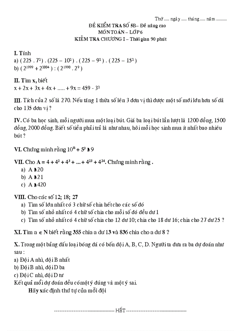 image for page Cac de toan so hoc