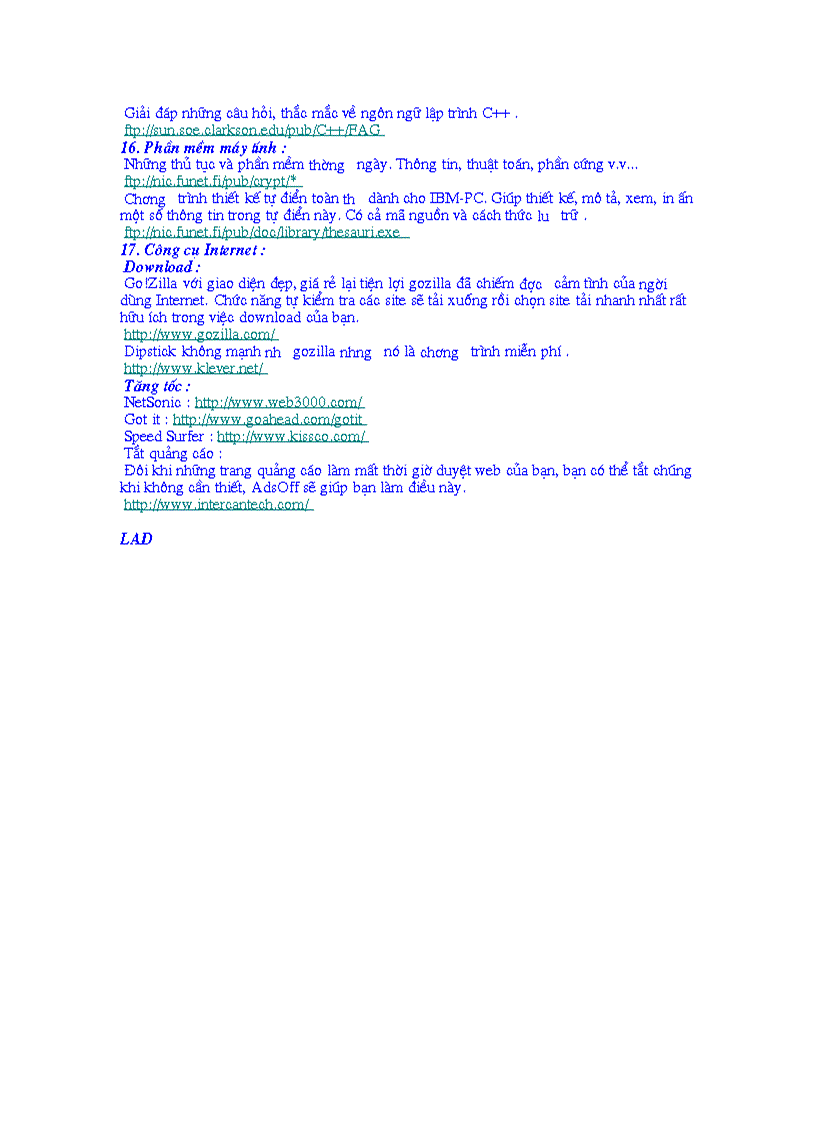 image for page Cac dia chi Internet