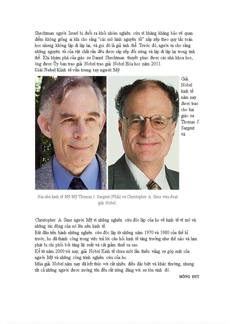 image for page Các giải thưởng nobel năm 2011