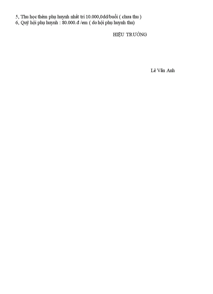 image for page Các khoản thu đầu năm học 2011 2012