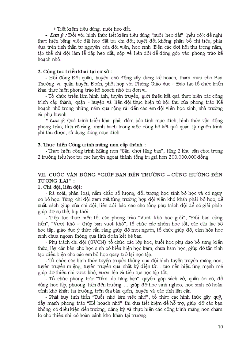 image for page Các kỹ năng cần đạt của Liên chi đội