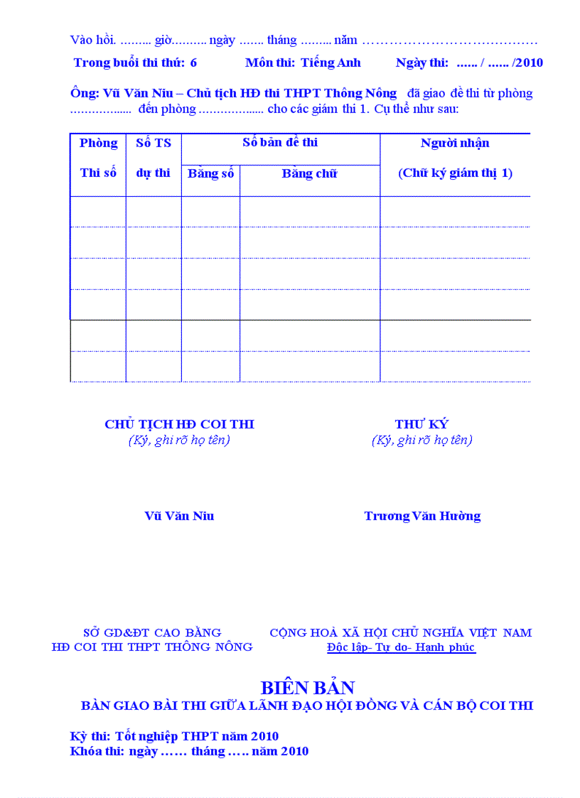 image for page Cac loai bieu mau bien ban ki thi