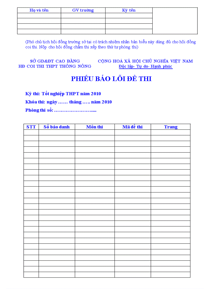 image for page Cac loai bieu mau bien ban ki thi