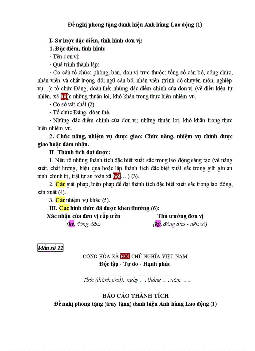 image for page Cac loai bieu mau de nghi khen thuong