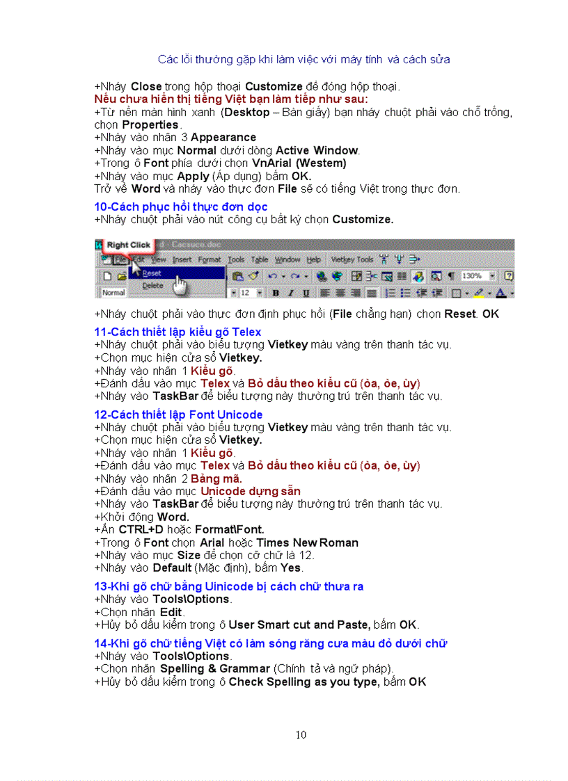 image for page Cac loi may tinh thuong gap va cach khac phuc