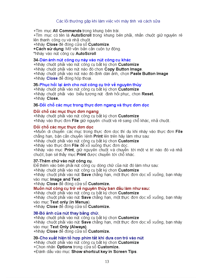 image for page Cac loi may tinh thuong gap va cach khac phuc