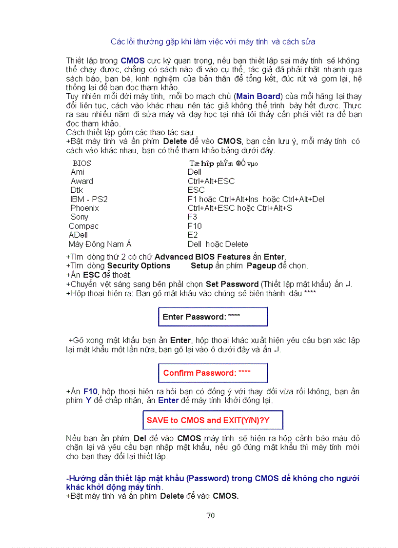 image for page Cac loi may tinh thuong gap va cach khac phuc
