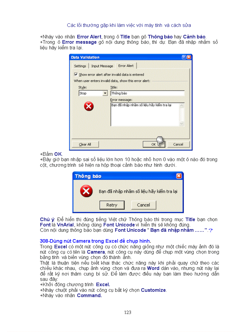 image for page Cac loi may tinh thuong gap va cach khac phuc