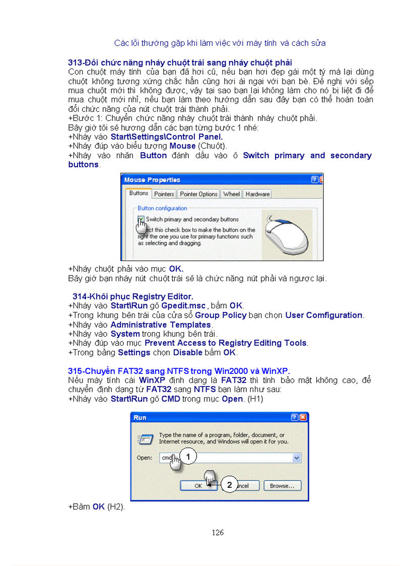 image for page Cac loi may tinh thuong gap va cach khac phuc