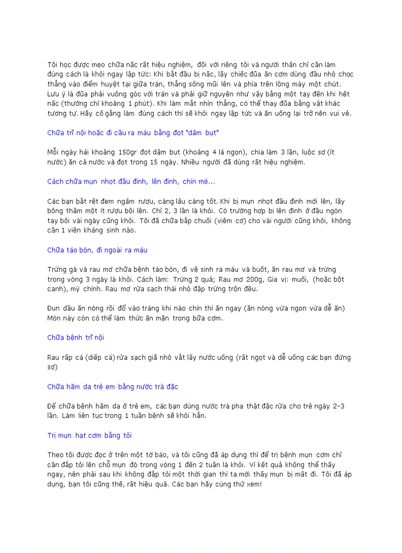 image for page Cac meo chua benh hay