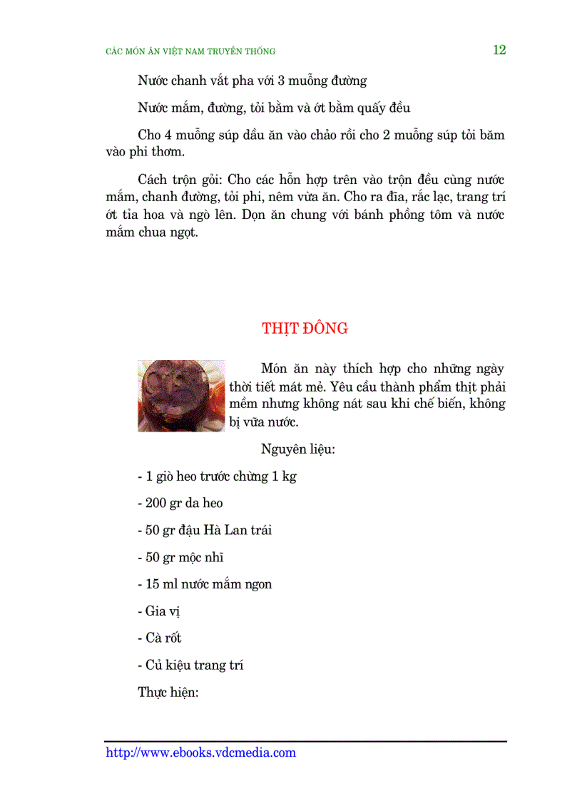 image for page Các món ăn Truyền thống Việt Nam