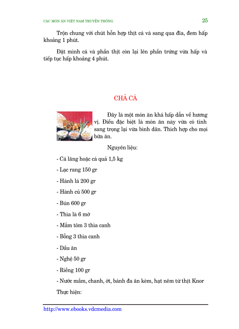 image for page Các món ăn Truyền thống Việt Nam