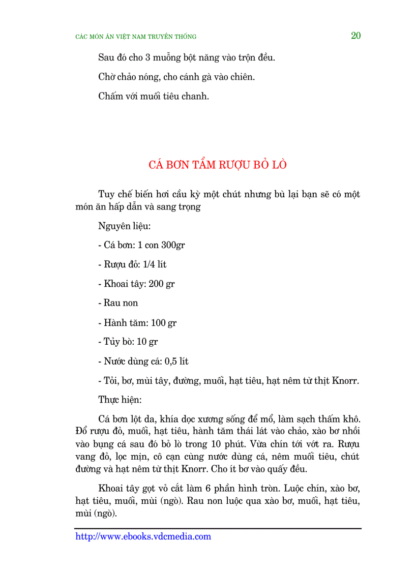 image for page Các món ăn VN truyền thống