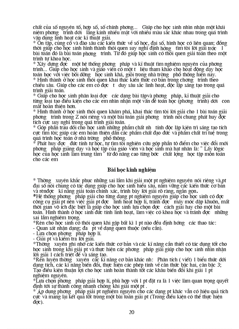 image for page Các PP và kỹ thuật giải phương trình nghiệm nguyên