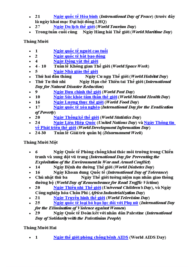 image for page Các sự kiện lịch sử quốc tế