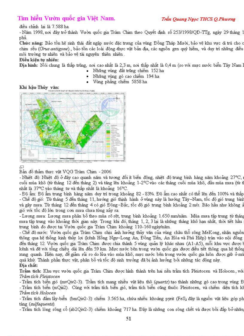 image for page Các vườn Quốc gia ở Việt Nam